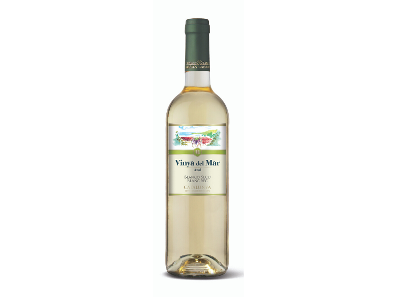 VINO BLANCO VINYA DEL MAR AZUL CATALUNYA SECO